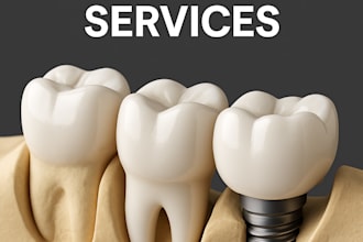design dental crowns, bridges, veneers, implants full smile designs using exocad