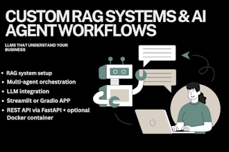 develop advanced rag pipelines and ai agent workflows with llms