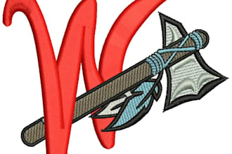 3d puff embroidery digitizing in to 1 hr