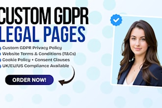 draft gdpr complaint privacy policies or legal pages for your business