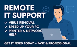 provide remote tech support for windows, networking, and software issues