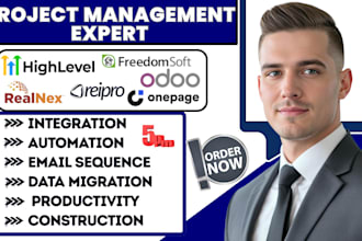do cruixie gohighlevel realnex reipro freedomsoft onepage crm odoo project 5pm