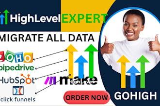migrate clickfunnels funnels CRM data automation to gohighlevel ghl membership