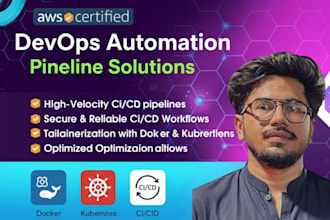 automate your devops pipeline using docker, kubernetes, ci cd pipeline