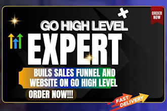 build gohighlevel landing page, go high level sales funnel, gohighlevel website
