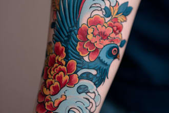 design a polynesian maori tribal tattoo