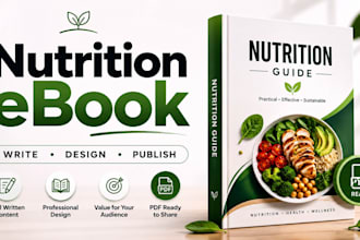 write a nutrition, weight loss and healthy lifestyle ebook