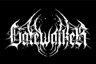 draw black, slam, or death metal logo for your band