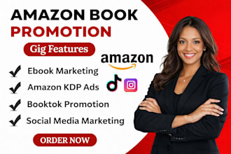book marketing booktok promotion kindle book amazon KDP ads ebook marketing