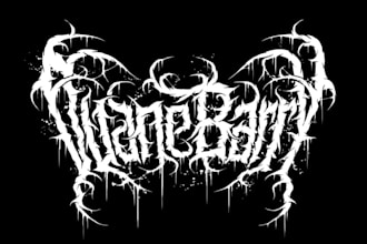 design a logo for your black, death, or thrash metal band