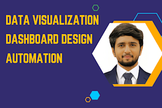 build data visulization and dashboard desighn in excel or google sheets