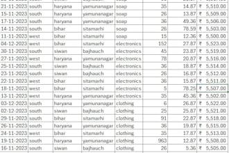 do excel data entry professionally