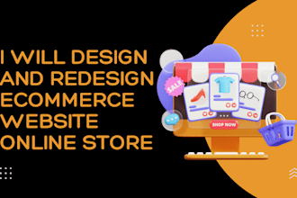 design and redesign ecommerce website wordpress website