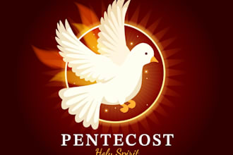 elegant dove logo design spiritual  church peace symbol
