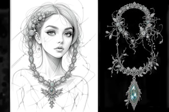 create stylish jewelry cdesign for you
