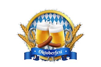 make different oktoberfest mascot logo with express delivery