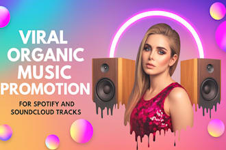viral organic music promotion for spotify and soundcloud tracks