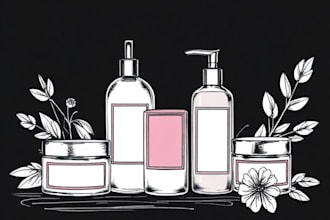 make an astonishing cosmetic packaging and label design