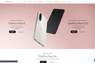 make a clean, modern website with responsive design