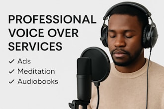 voice your advert, story and podcast professionally