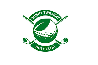design sunny twilight golf men logo