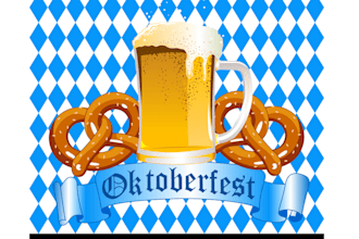 design outstanding oktoberfest mascot logo with express delivery