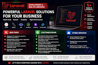do any work in laravel