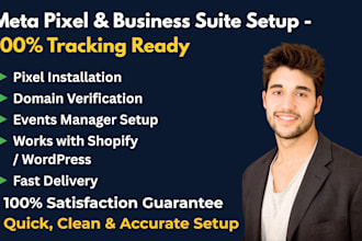 setup facebook pixel and meta business suite