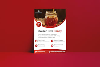 design professional flyer, poster, or print ad for business or event