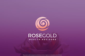 design a modern minimalist accounting and finance logo