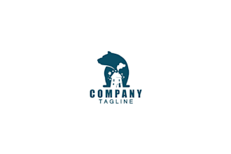 create premium bear logo design with fast delivery