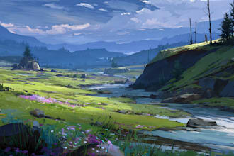 environment concept art landscape design