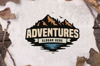 design unique adventure logo for you