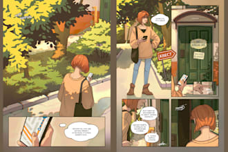 create comic book page