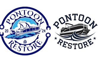 create a custom awesome boat logo