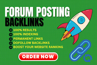 high quality manual forum backlinks to boost your SEO