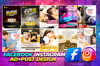 design high converting facebook instagram ads posts for your brand