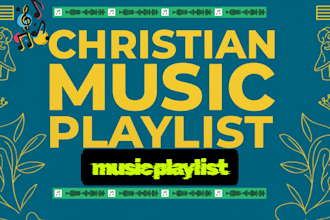submit your gospel christian songs to 200 top trending playlist curators