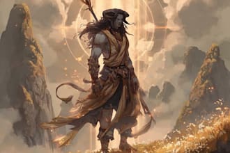 make a fantasy image for dnd for yor game oc and etc