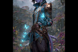 create a fantastical figure for dnd or something comparable