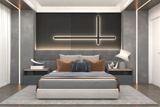 do 3d interior design and renovation your modern bedroom