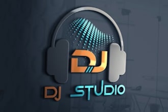 create a unique dj logo with a modern vibe