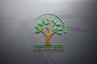 do high quality tree logo design in 24 hrs guaranteed