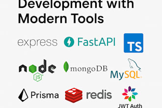 develop best, clean and reliable website backend system