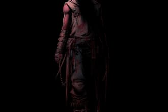 do a character design of a fantasy, horror and thriller