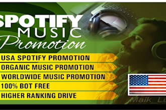 promote deutschrap and schlager spotify music promotion to active usa citizen