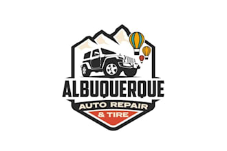 design auto repair tire logo