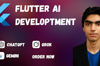 build an ai powered gemini, chatgpt apps in flutter