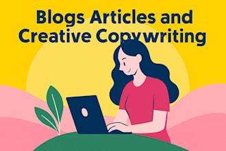 create blogs and creative copy