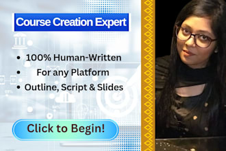 develop online course content and training manual